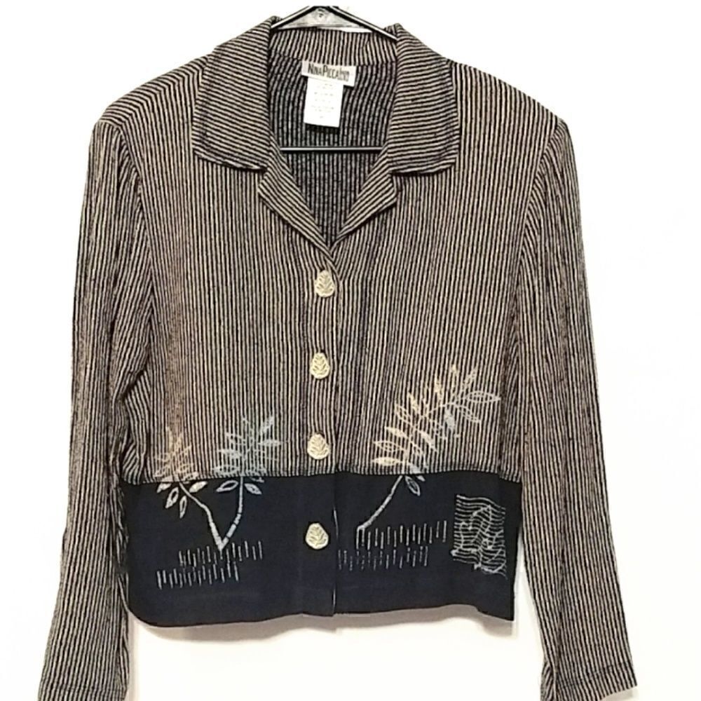 Nina Piccalino vintage autumn blazer sz 6 (517